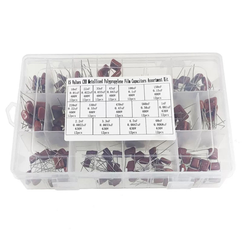 Diy Audio Electronics Kit - 180PCS-15Value 400V 630V CBB Polypropylene Film