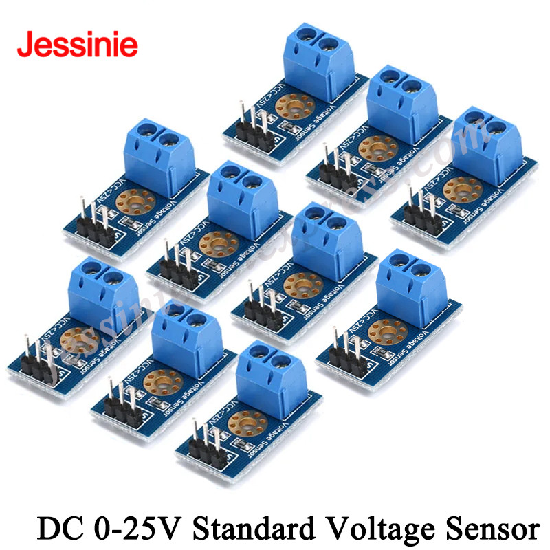 Diy Electronics Tool Kit - 10Pcs/1pc DC 0-25V Standard Voltage Sensor
