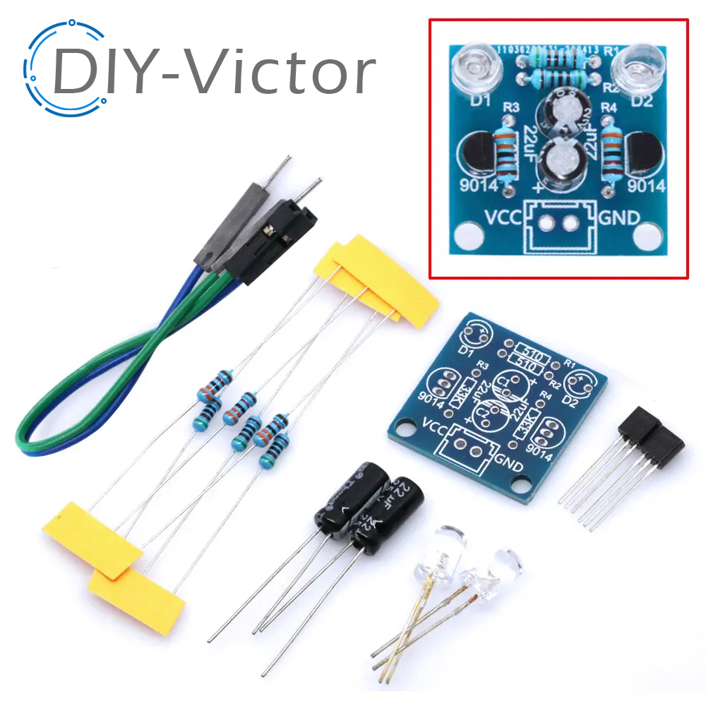 Diy Electronics Tool Kit - MHT11 Simple 5MM LED Flash DIY