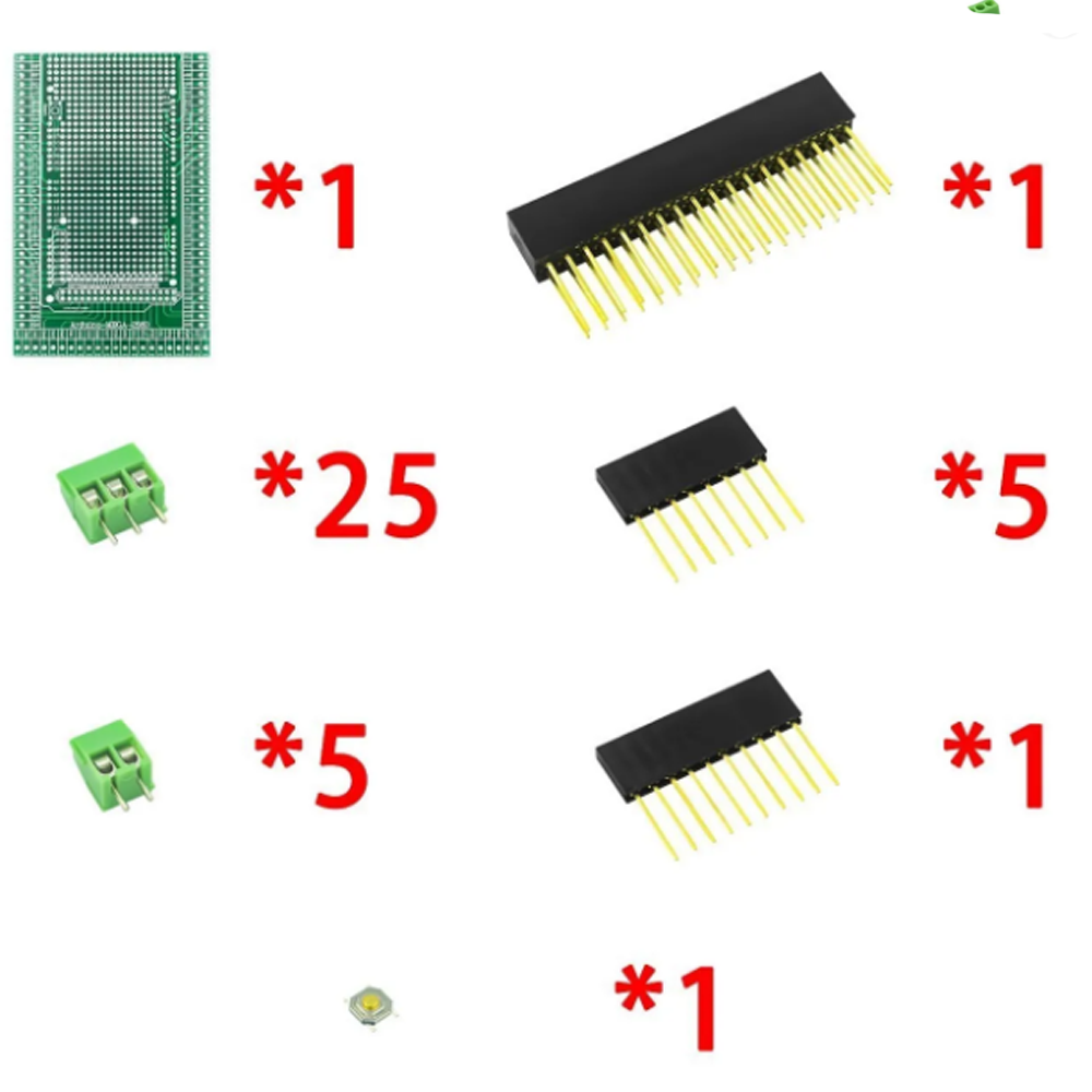 Double-Sided PCB Prototype Shi - Arduino Diy Electronics ulasan dan harga