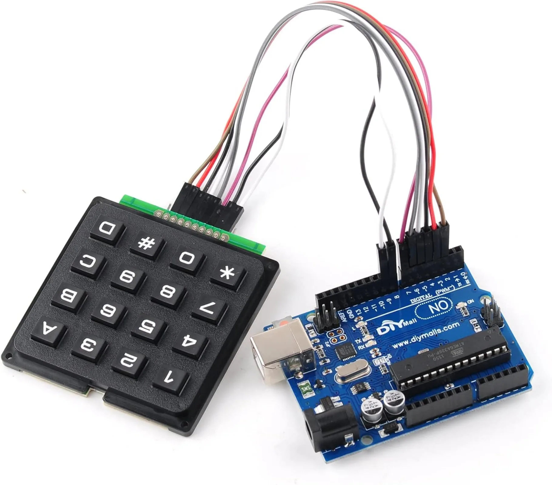 4x4 Matrix Membrane Keypad 16  - Arduino Diy Electronics ulasan dan harga