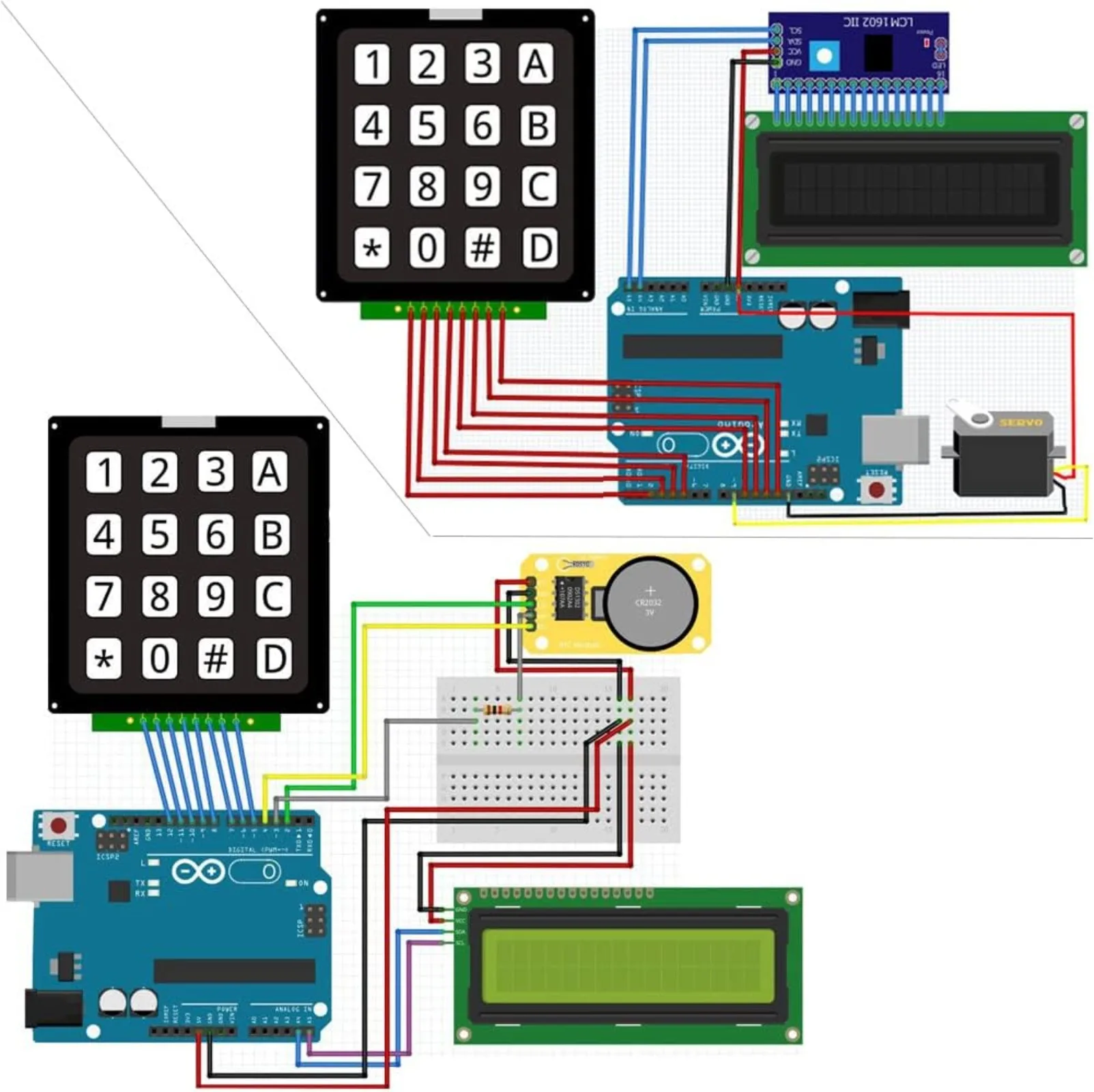4x4 Matrix Membrane Keypad 16  - Arduino Diy Electronics ulasan dan harga