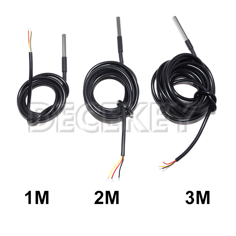 Stainless Steel Waterproof DS1 - Ds18B20 Temperature Sensor ulasan dan harga