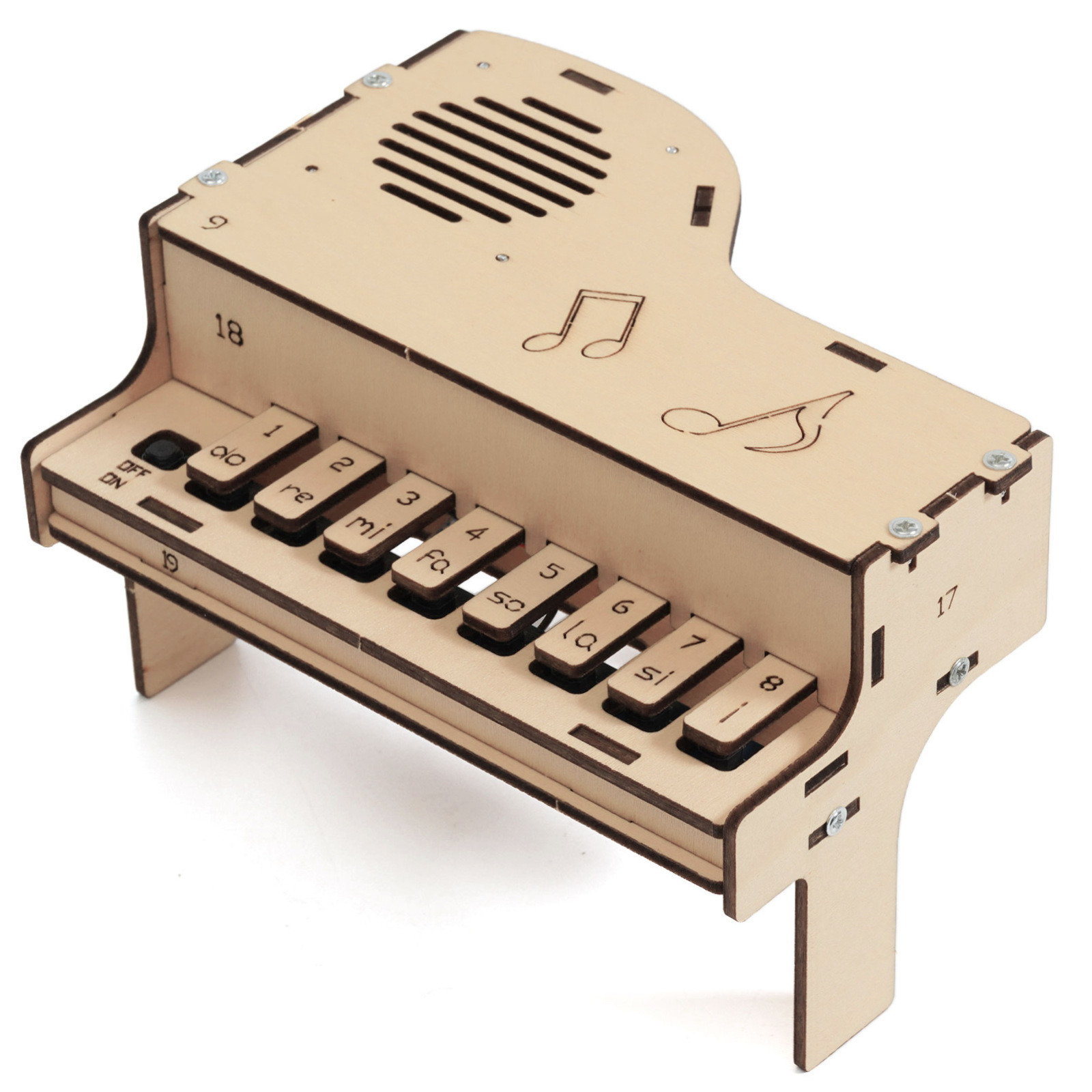 DIY Wooden Electronic Piano Mo - Diy Electronics For Kids ulasan dan harga