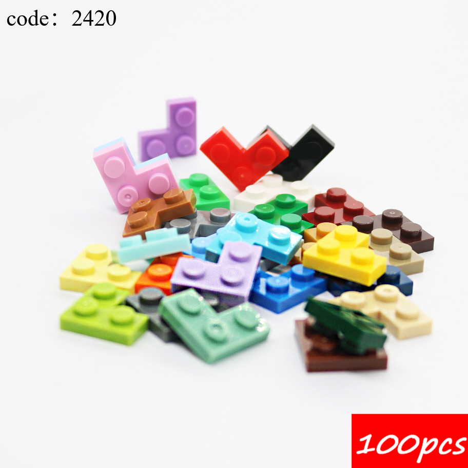 100PCS MOC 2420 Plate 2x2 Buil - Diy Electronics Gift Ideas ulasan dan harga
