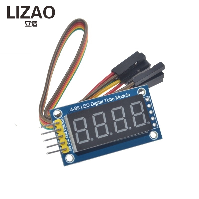 LIZAO 4 Bits Digital Tube LED  - Diy Electronics Youtube ulasan dan harga