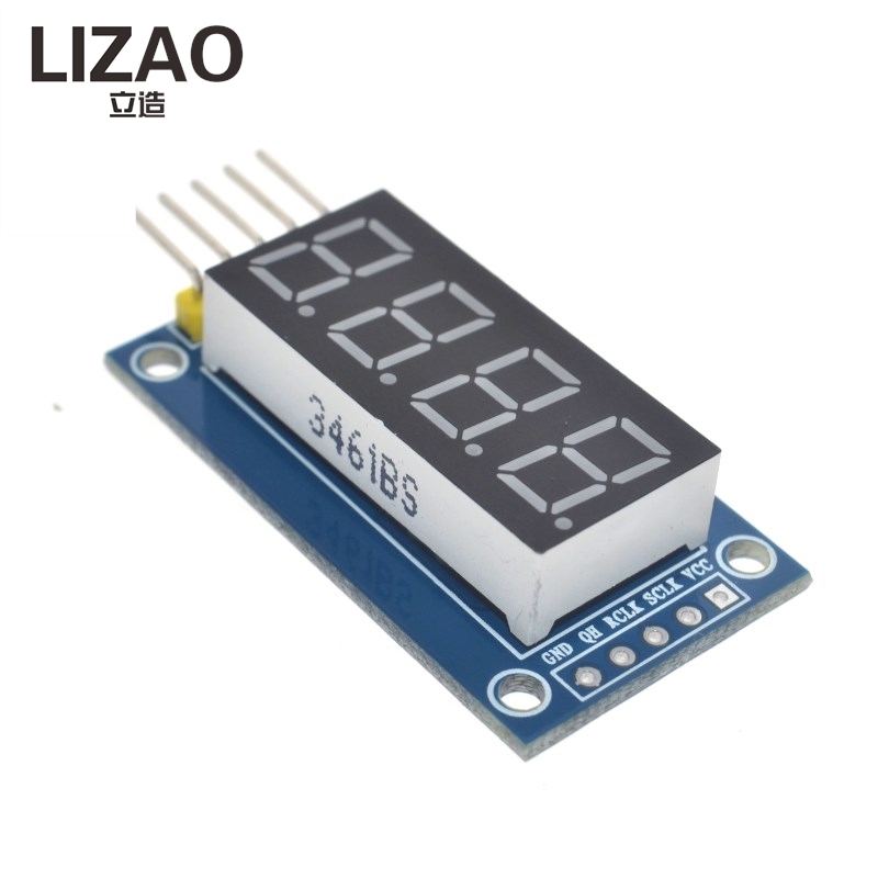 LIZAO 4 Bits Digital Tube LED  - Diy Electronics Youtube ulasan dan harga