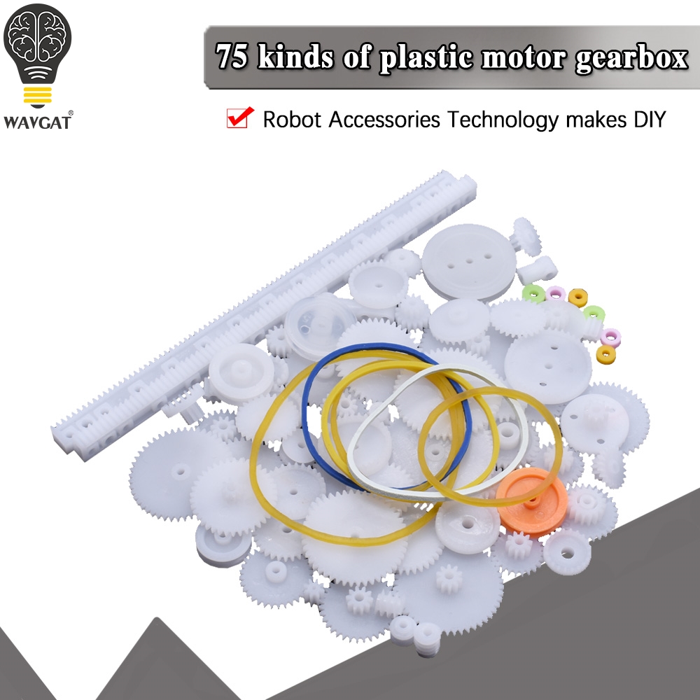 WAVGAT 75PCS/lot Plastic Gear, - Diy Electronics Rack ulasan dan harga