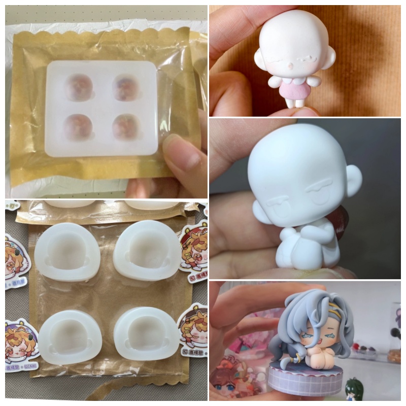 Q Version Doll Face Silicone M - Diy Q ulasan dan harga