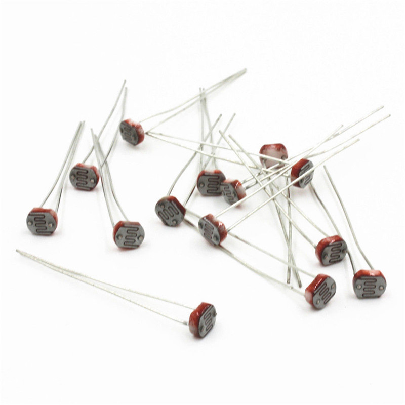 30PCS 5mm Photoresistor LDR CD - Arduino Diy Electronics ulasan dan harga