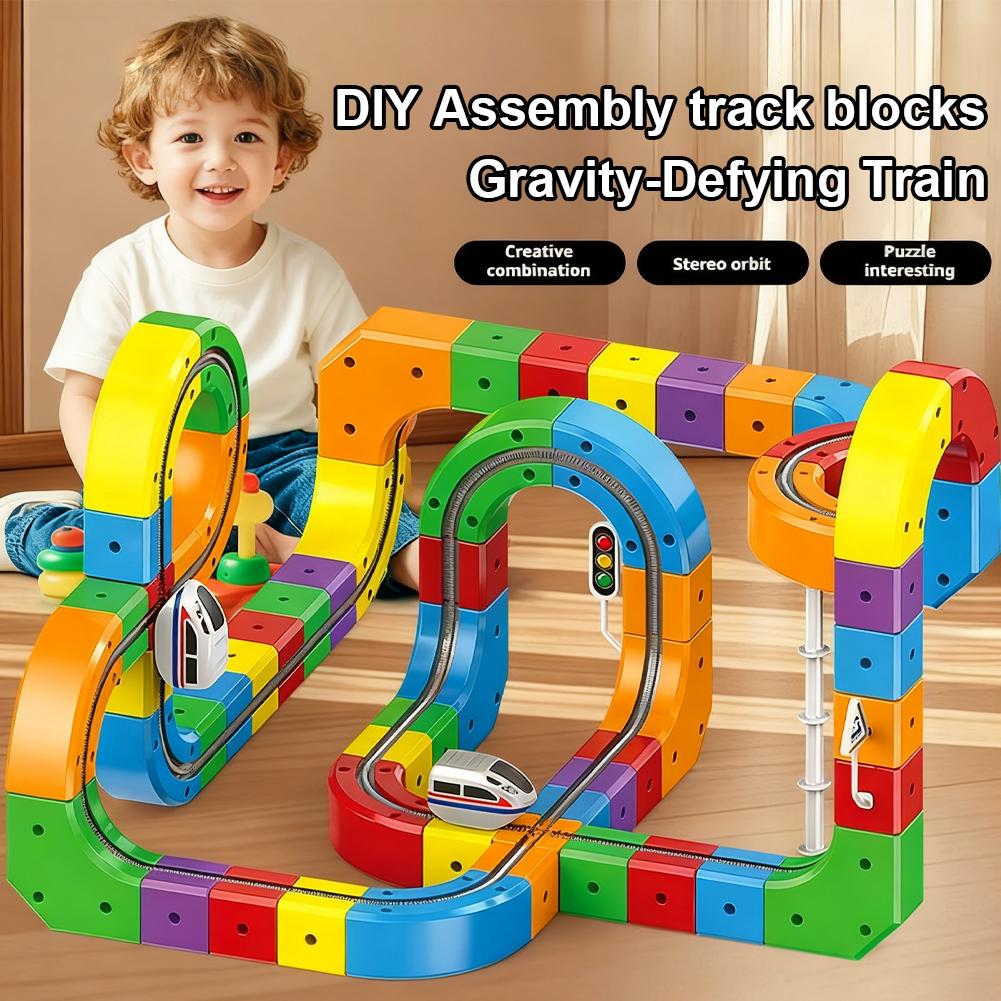 DIY Assembly Magic Track Train - Diy Electronics Toys ulasan dan harga
