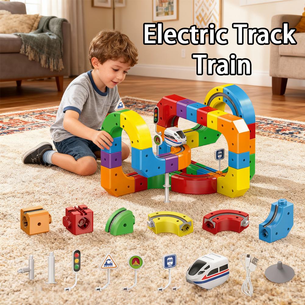 DIY Assembly Magic Track Train - Diy Electronics Toys ulasan dan harga
