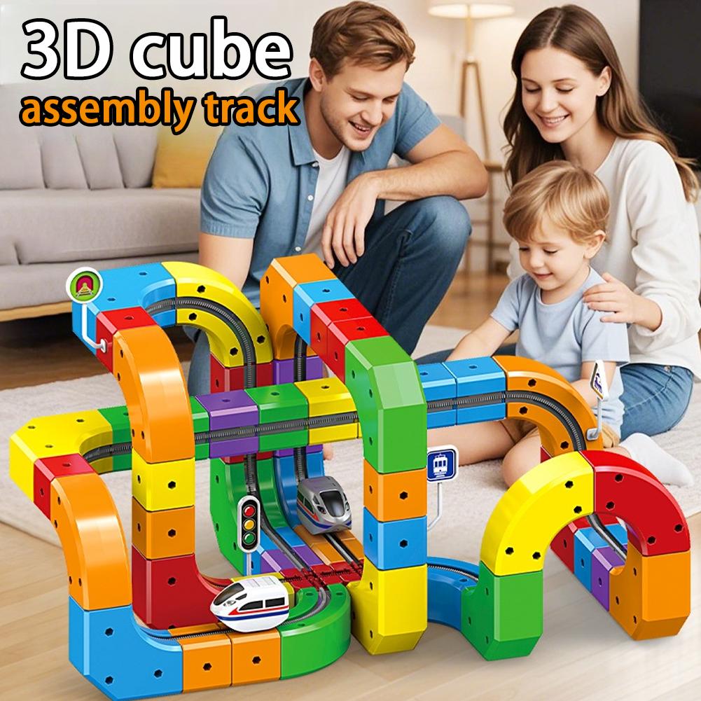 DIY Assembly Magic Track Train - Diy Electronics Toys ulasan dan harga