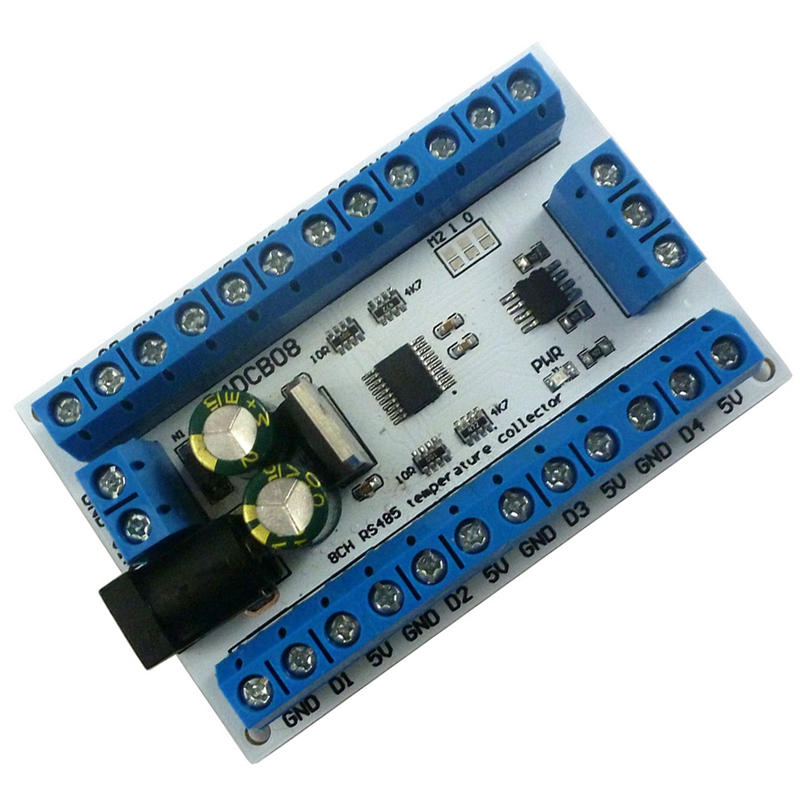 ELETECHSUP 8Ch Ds18b20 Rs485 M - Ds18B20 Temperature Sensor ulasan dan harga