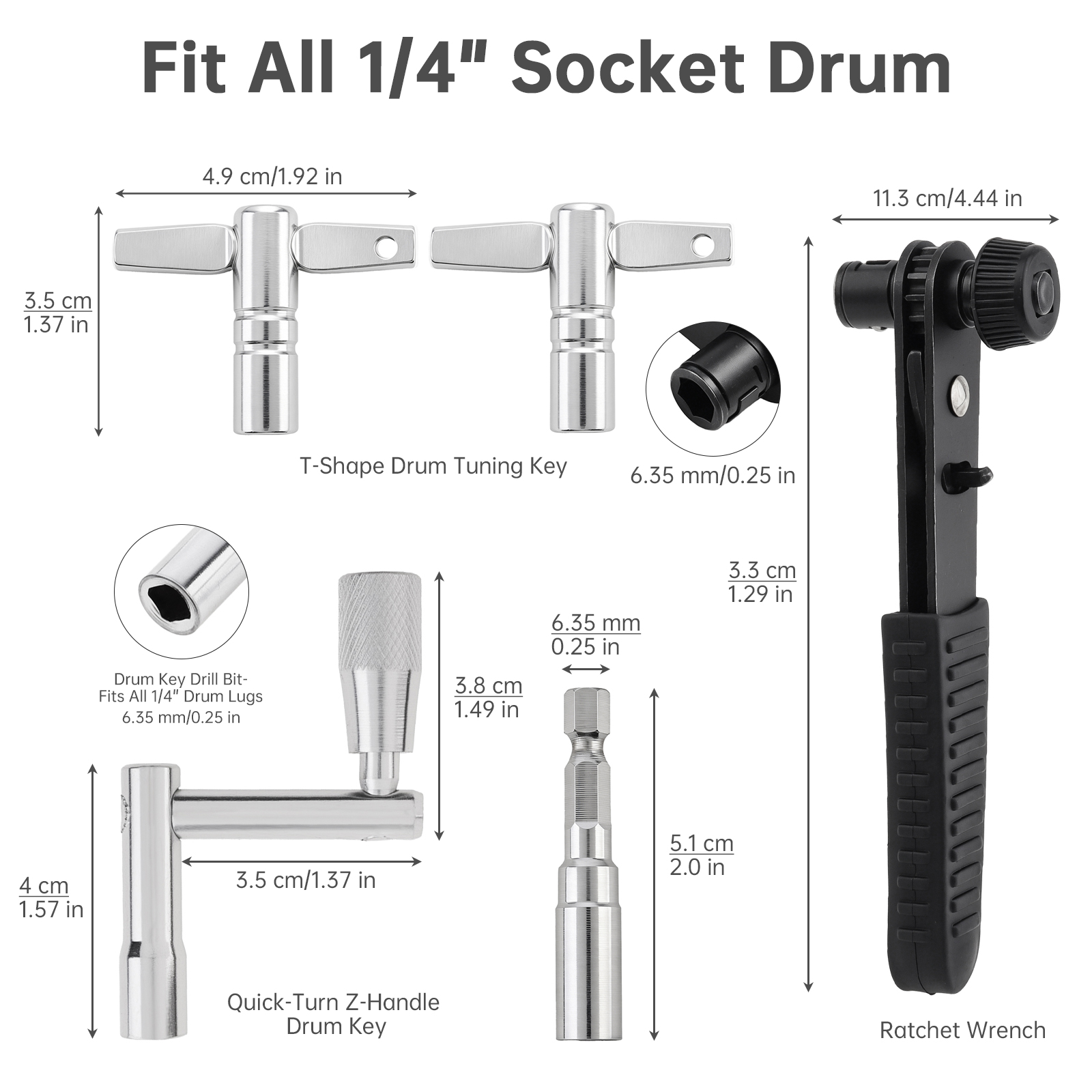 5PCS Drum Tuning Key Kit for A - Diy Electronics Toys ulasan dan harga