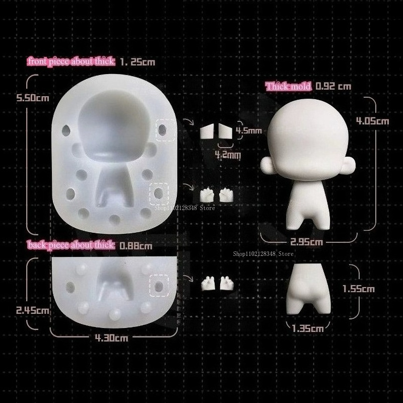 Q Version Body Model Silicone  - Diy Q ulasan dan harga