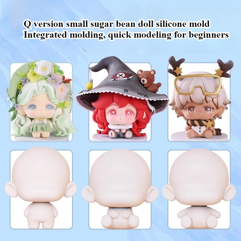NEW Q Version Figure Doll Sili - Diy Q ulasan dan harga