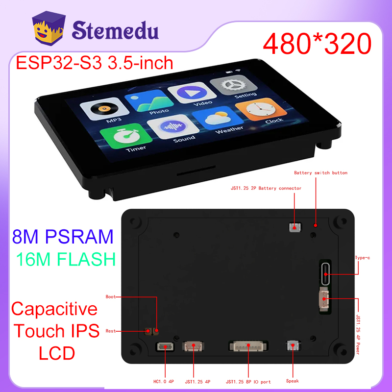 Mini ESP32-S3 3.5inch Capaciti - Arduino Diy Electronics ulasan dan harga