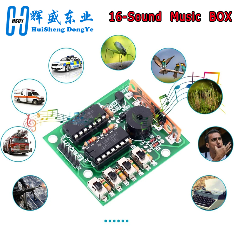 16 Music Sound Box BOX-16 Boar - Diy Electronics For Kids ulasan dan harga