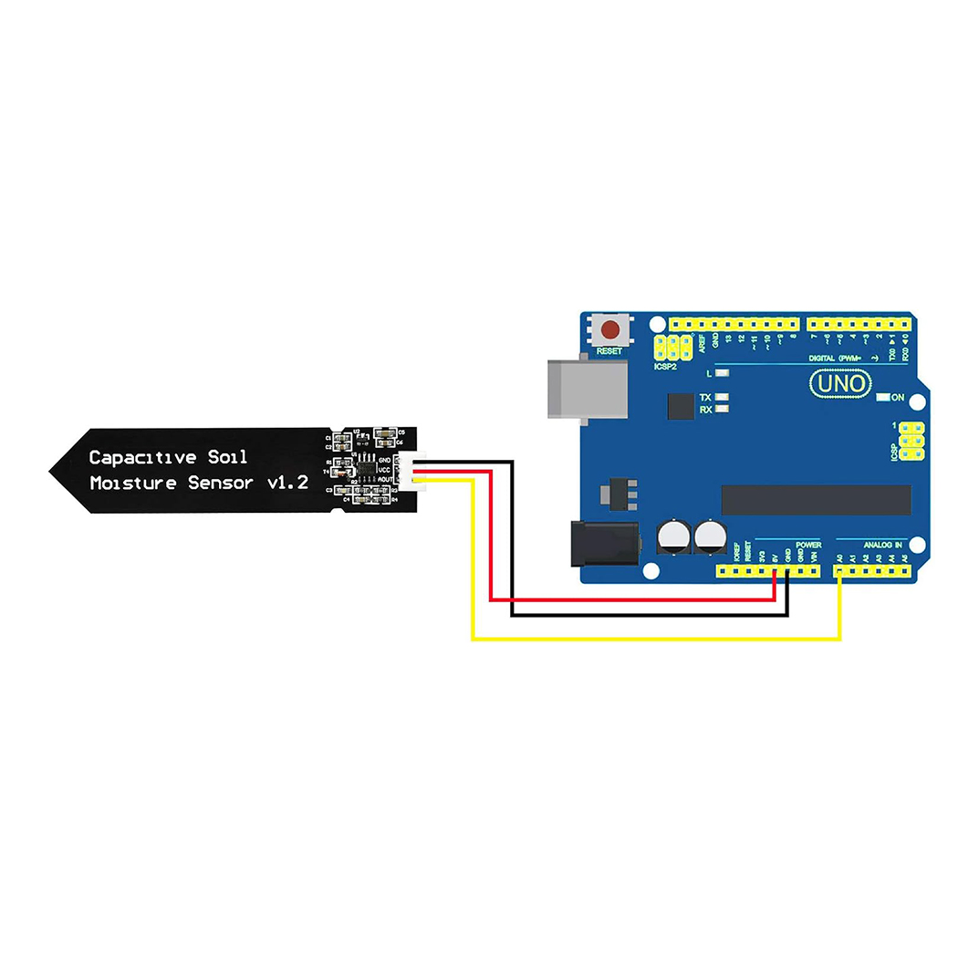 Capacitive Soil Moisture Senso - Arduino Diy Electronics ulasan dan harga