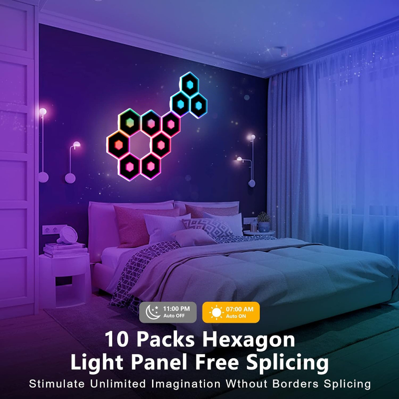 New RGB Tuya Hexagonal Quantum - Diy Electronics News ulasan dan harga