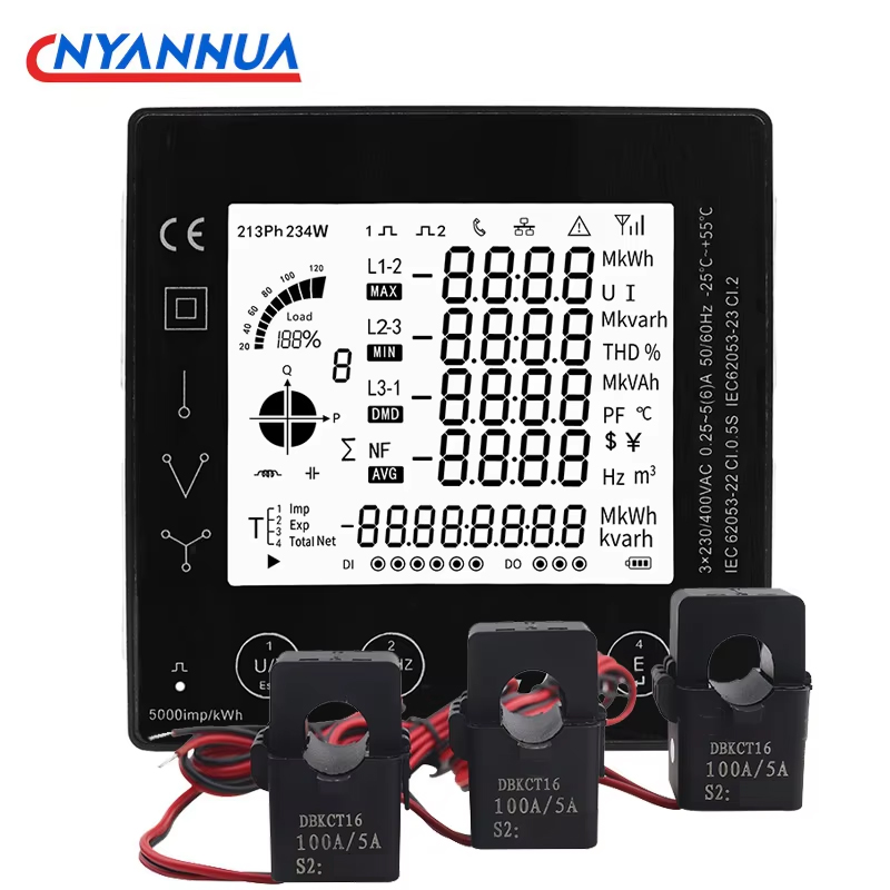 3 Phase Energy Consumption Met - Diy Electronics Store ulasan dan harga