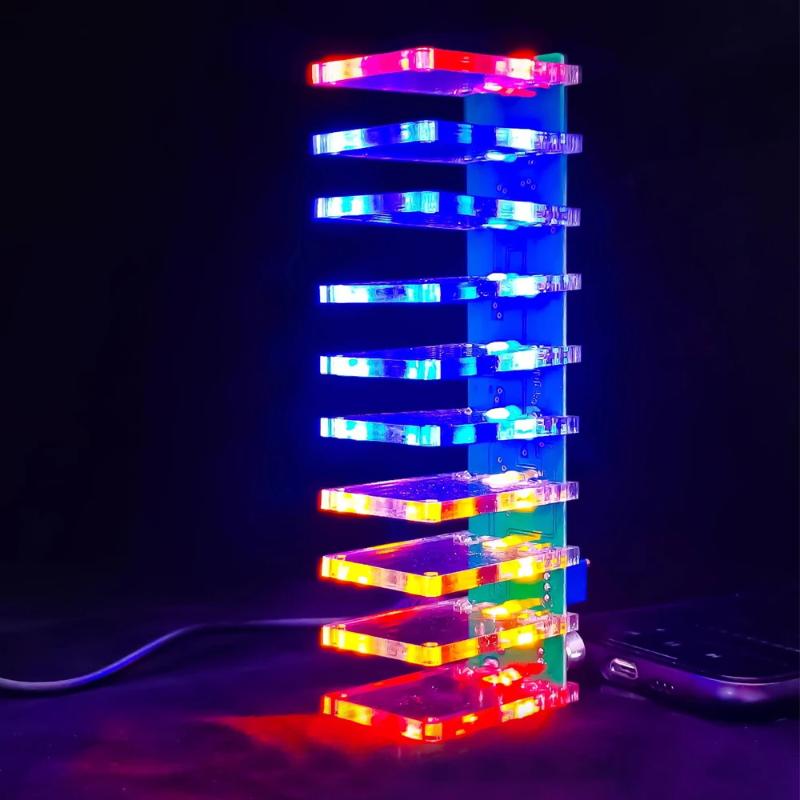 Sound Activated LED Music Spec - Diy Electronics Course ulasan dan harga