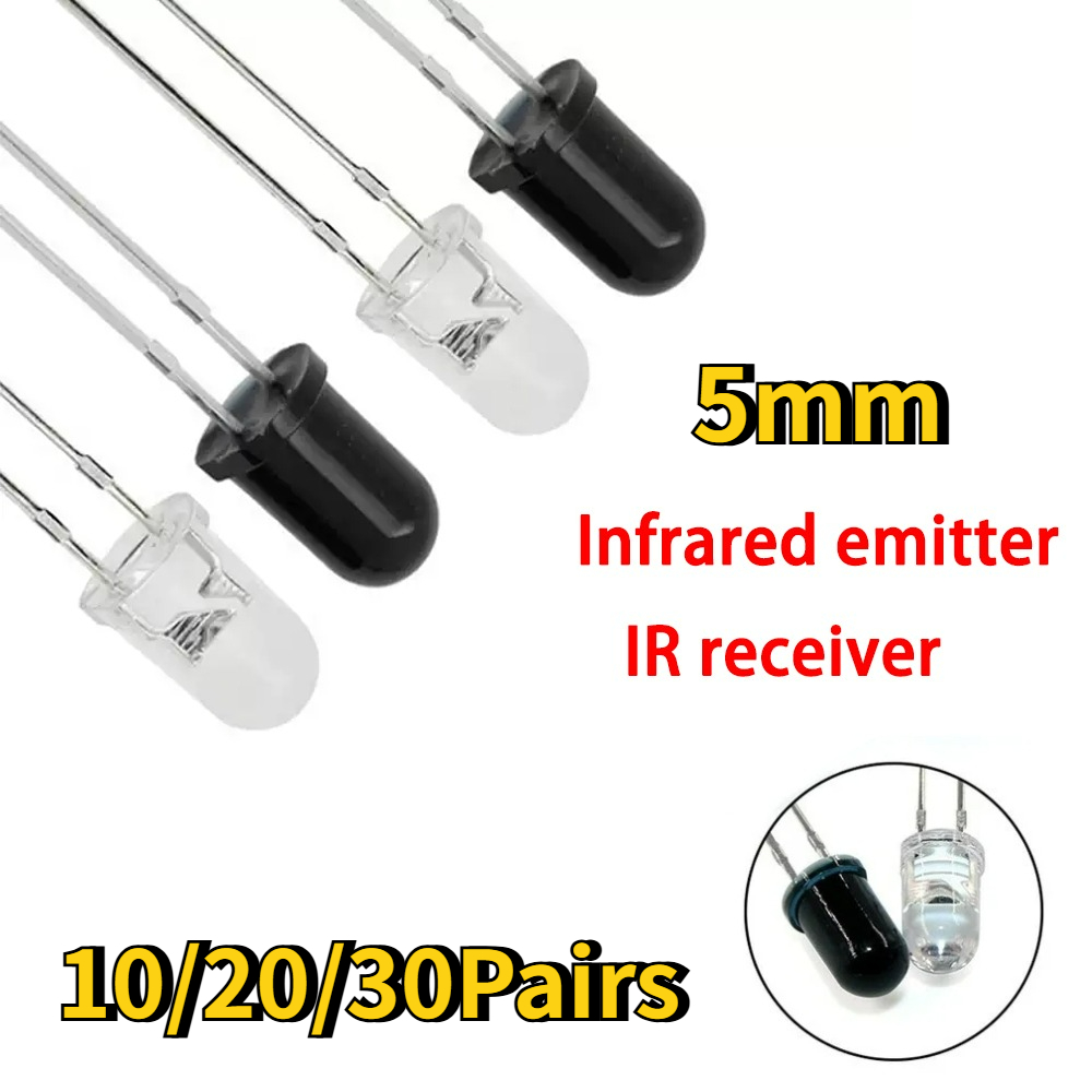 10-30Pairs 5mm 940nm IR LED Di - Diy Electronics India ulasan dan harga