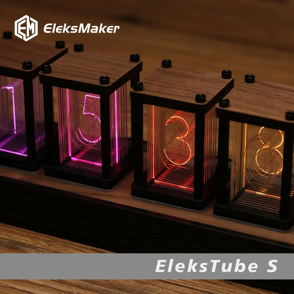 RGB Nixie Tube Clock DIY Table - Diy Electronics Gift Ideas ulasan dan harga