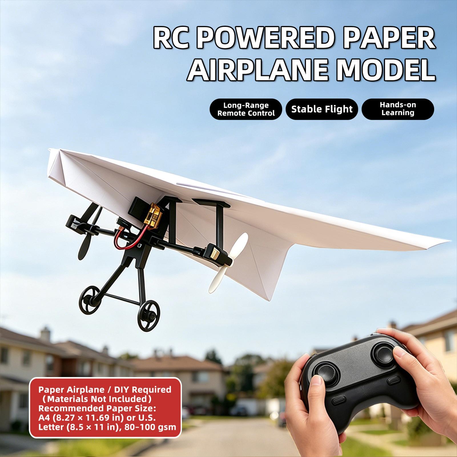 DIY RC Paper Airplane Kit Plan - Diy Electronics For Kids ulasan dan harga
