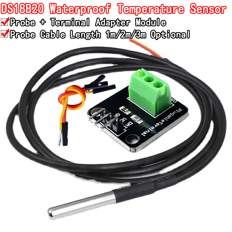 DS18B20 Temperature Sensor Mod - Ds18B20 Temperature Sensor ulasan dan harga