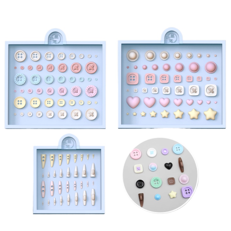 Q Version 3D Button Silicone M - Diy Q ulasan dan harga
