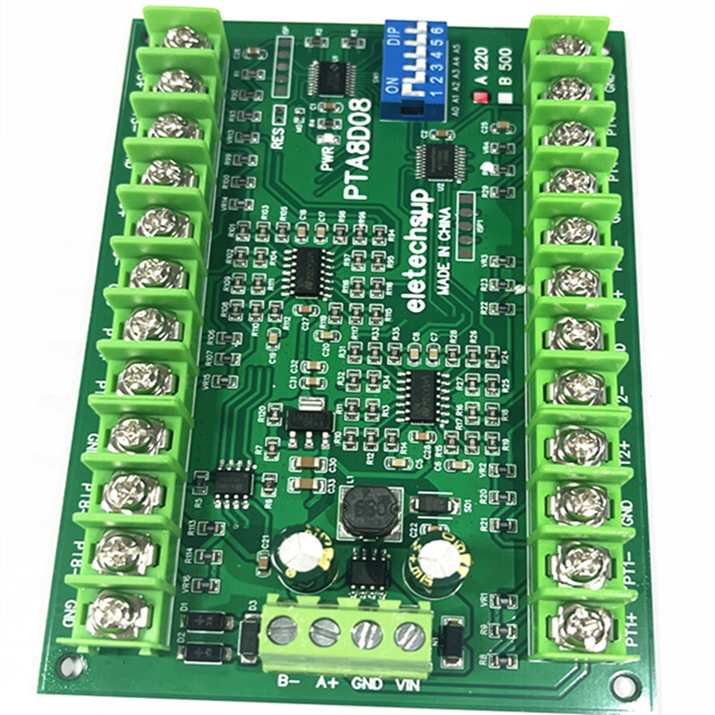 PTA8D08 8AI RS485 Analog Input - Ds18B20 Temperature Sensor ulasan dan harga