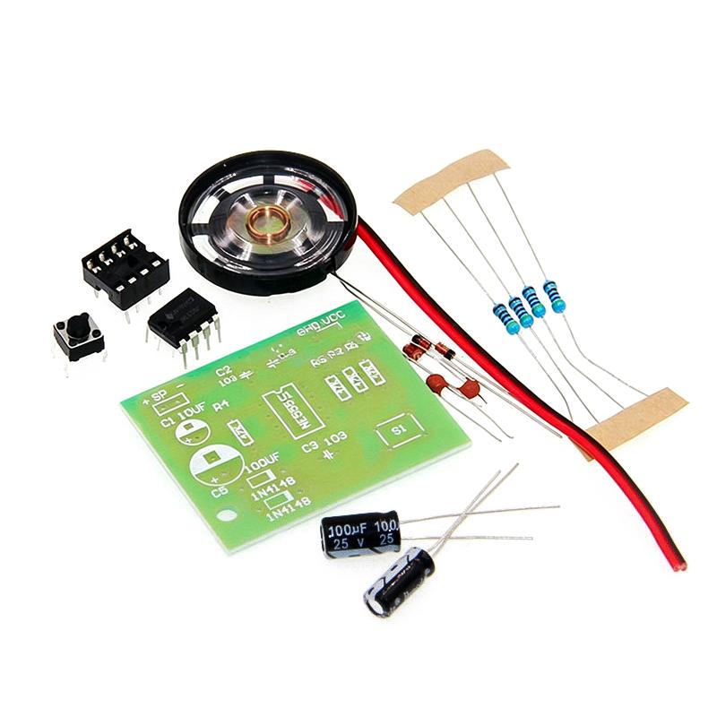 Dual Tone Ding Dong NE555 Door - Diy Electronics Course ulasan dan harga