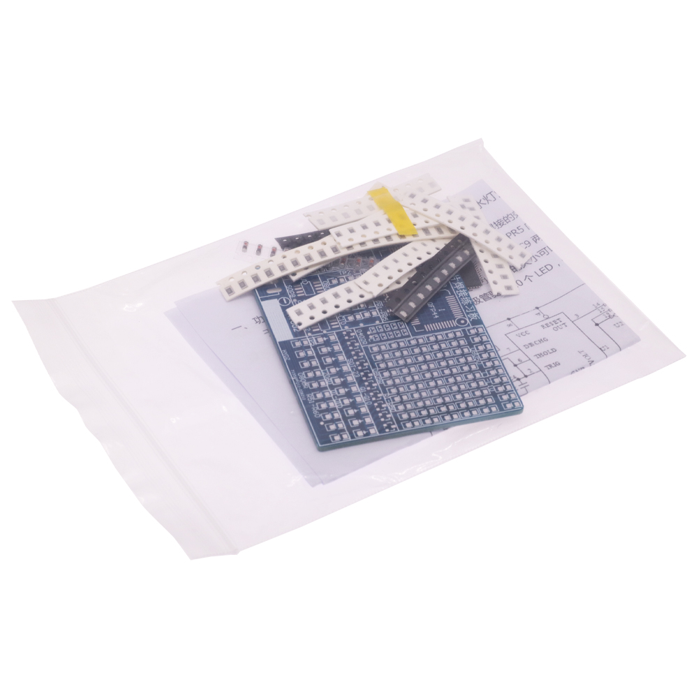 SMD NE555 CD4017 Rotating Flas - Diy Electronics Tool Kit ulasan dan harga