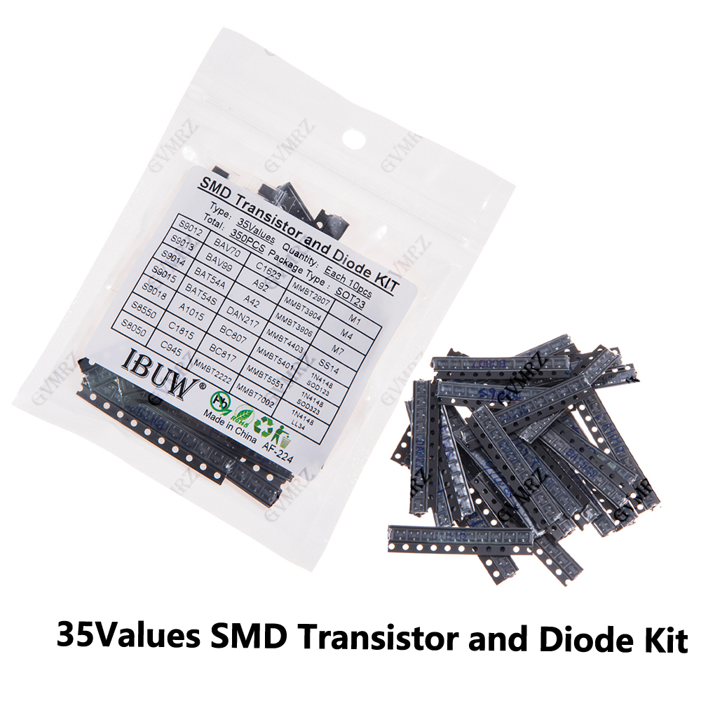 350PCS 35Values SMD Transistor - Diy Electronics Tool Kit ulasan dan harga