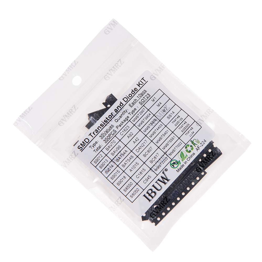 350PCS 35Values SMD Transistor - Diy Electronics Tool Kit ulasan dan harga