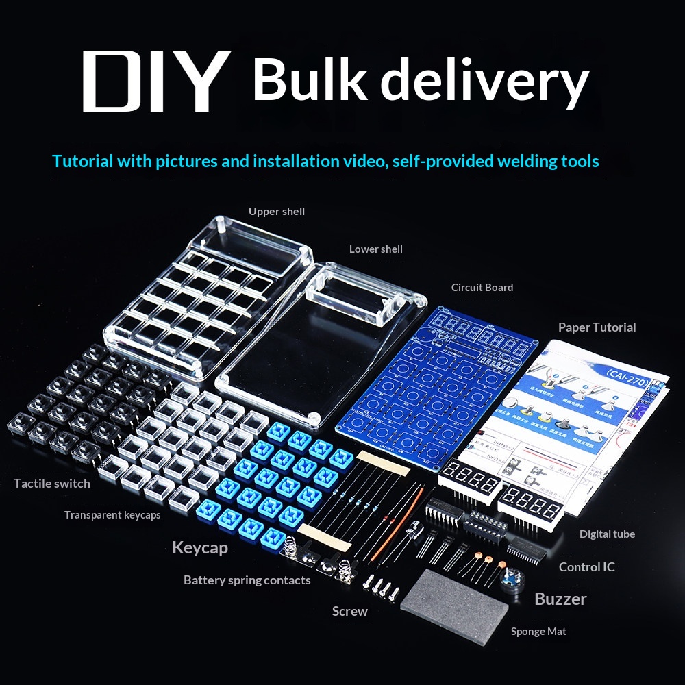 Calculator Production Kit, Ele - Diy Electronics Youtube ulasan dan harga
