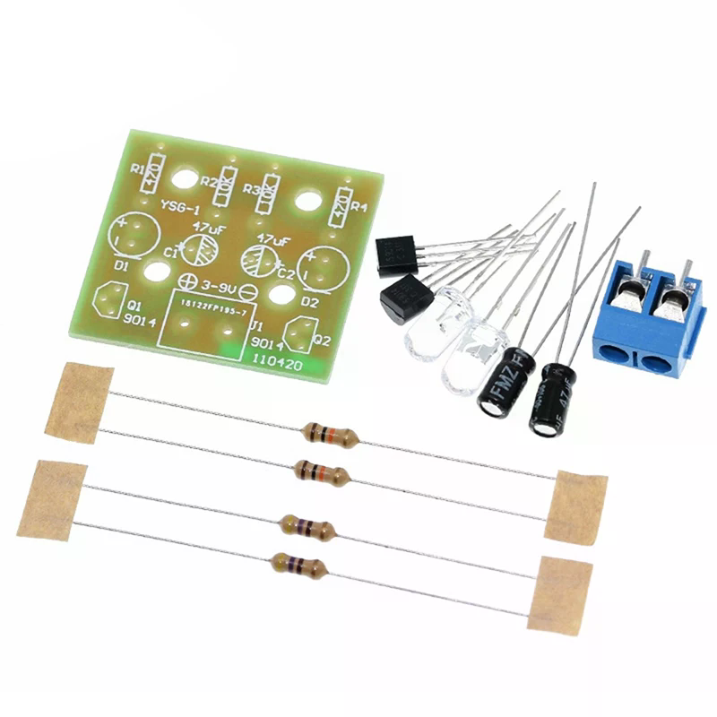 DIY Electronic Kit 5MM LED Fla - Diy Electronics Tool Kit ulasan dan harga