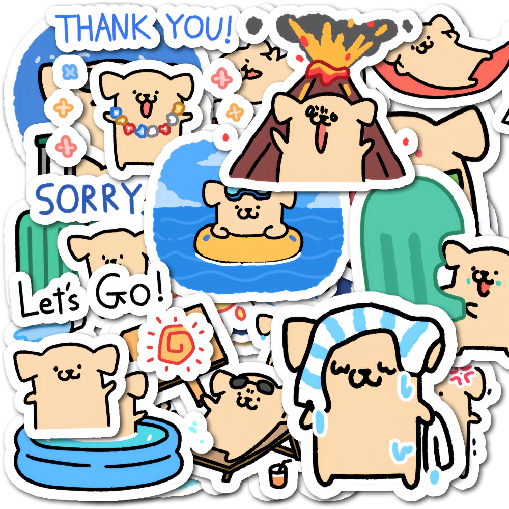 Line art puppy, countryside do - Diy Q ulasan dan harga