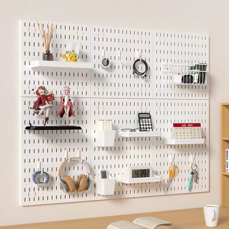Wall-Mounted No-Punch Hole Boa - Diy Electronics Rack ulasan dan harga