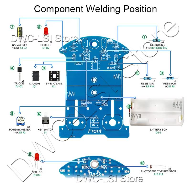 Practice Soldering Learning El - Diy Electronics Projects For Beginners ulasan dan harga