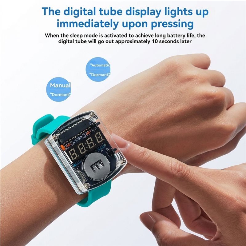 2X DIY Watch LED Watch Electro - Diy Electronics Youtube ulasan dan harga