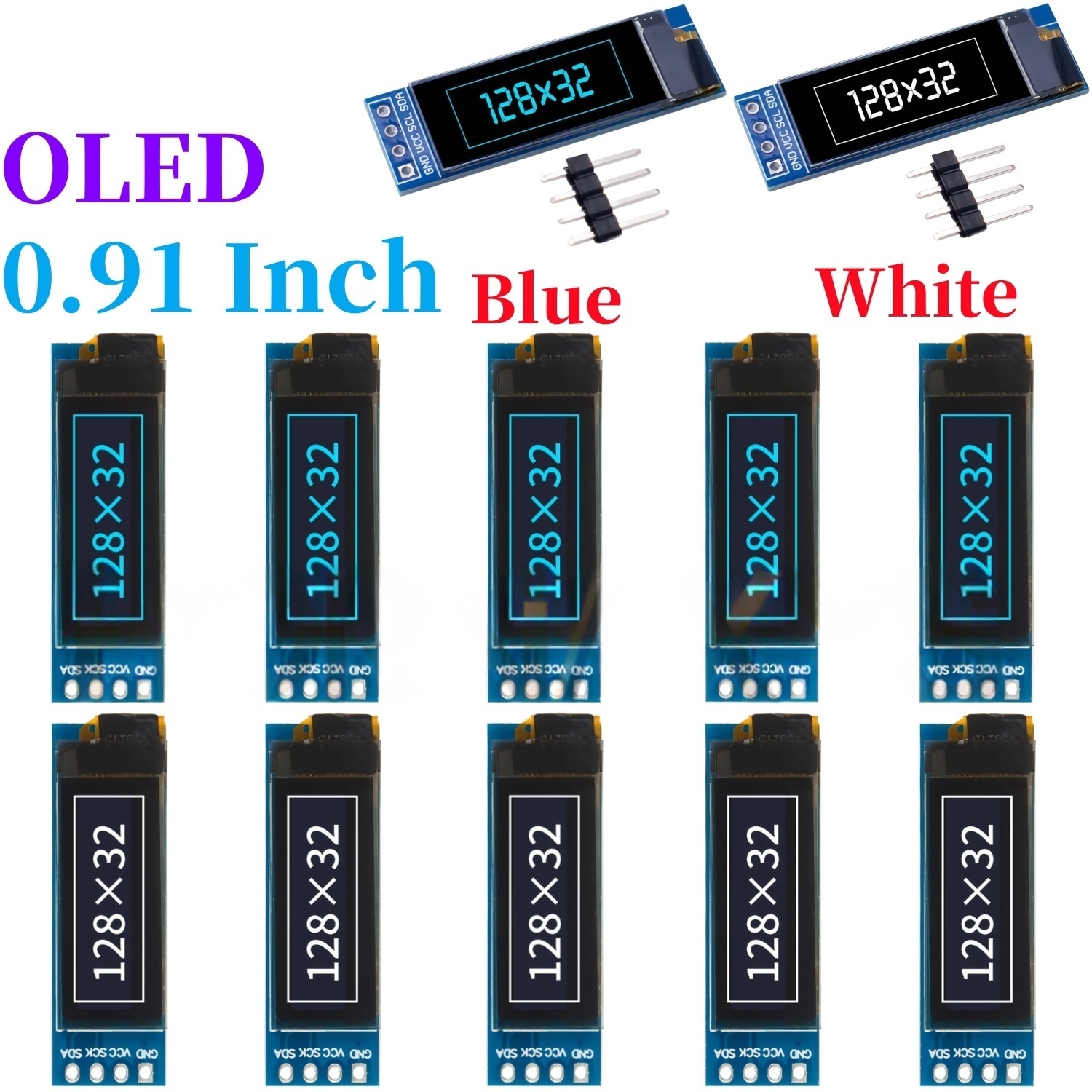XZG 1-20PCS 0.91 Inch 128x32 I - Arduino Diy Electronics ulasan dan harga