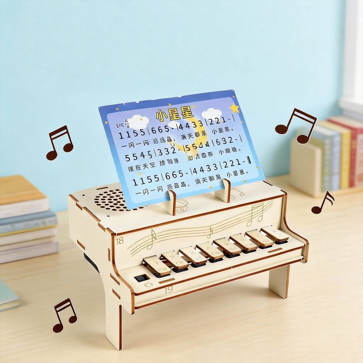 DIY Wooden Electronic Piano Mo - Diy Electronics Tool Kit ulasan dan harga