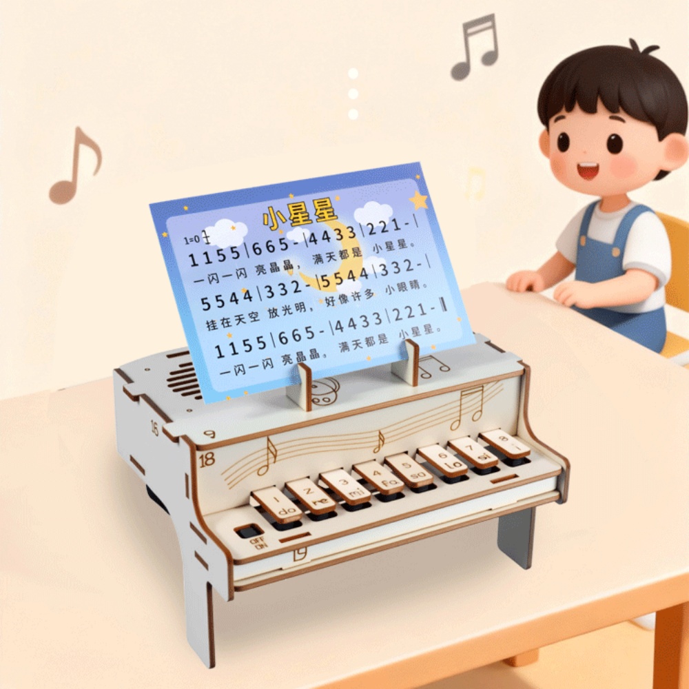 DIY Wooden Electronic Piano Mo - Diy Electronics Tool Kit ulasan dan harga