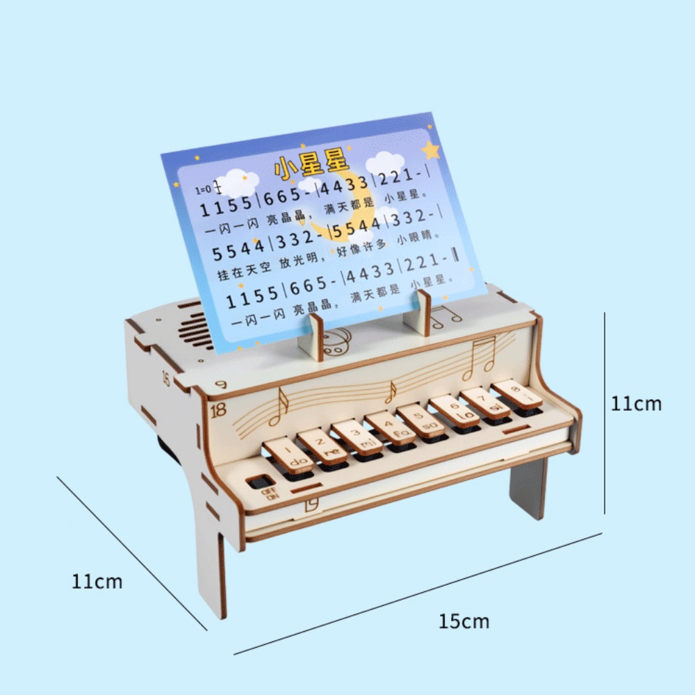 DIY Wooden Electronic Piano Mo - Diy Electronics Tool Kit ulasan dan harga