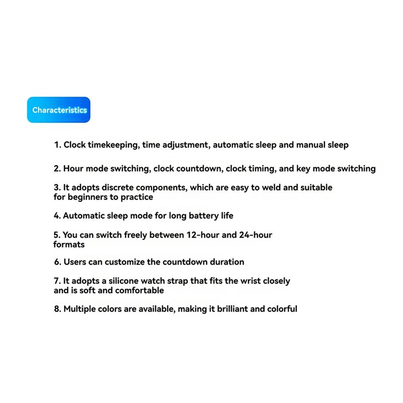 2X DIY Watch LED Watch Electro - Diy Electronics Youtube ulasan dan harga