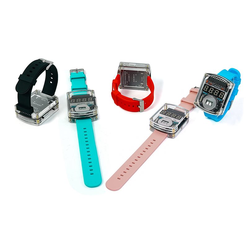 2X DIY Watch LED Watch Electro - Diy Electronics Youtube ulasan dan harga