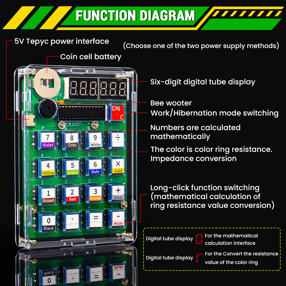 DIY Calculator Electronic Prod - Diy Electronics Youtube ulasan dan harga